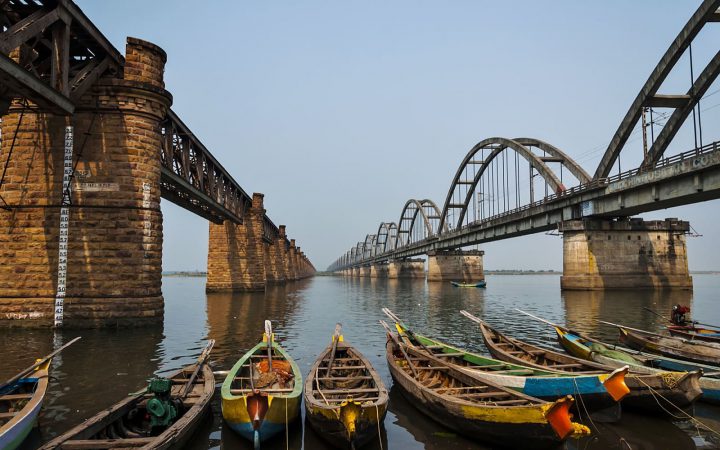 Railway Bridges at Pushkar Ghat-Rajahmundry-Rjytimes.com